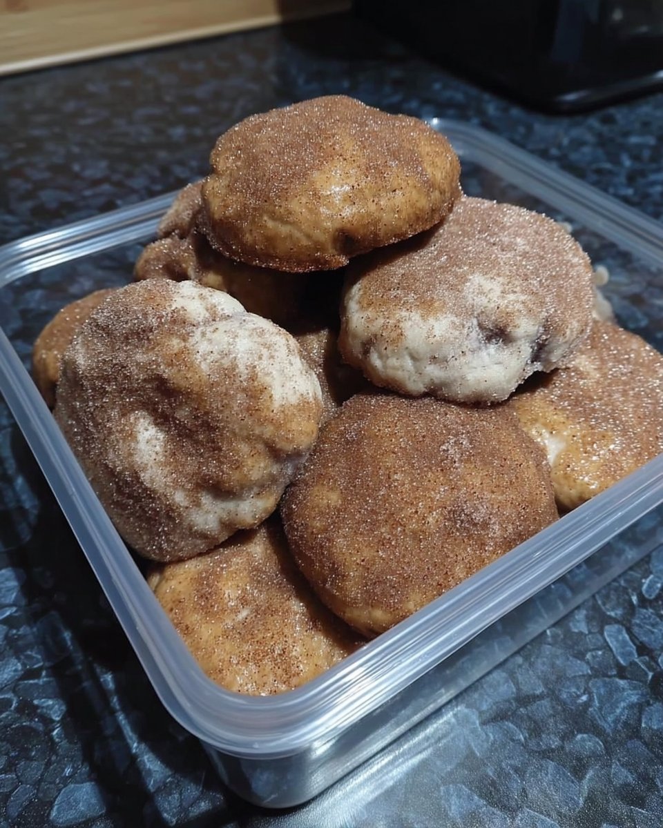 Baked orange snickerdoodles on a cooling rack