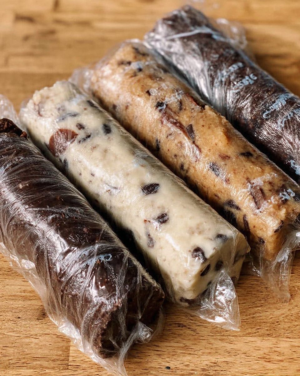 Baked slice and bake cookies arranged on a cooling rack