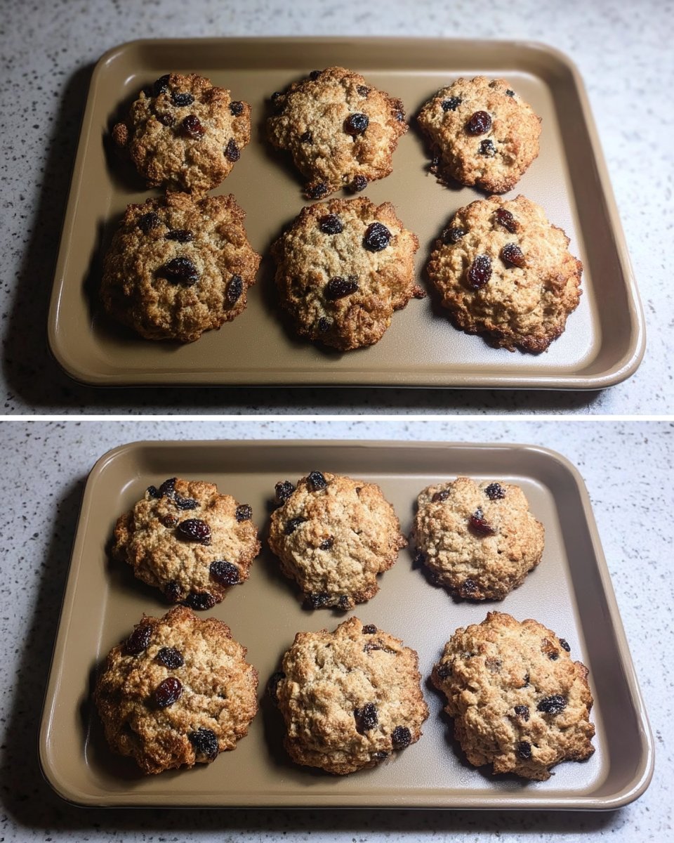 Oatmeal cookie dough balls on parchment paper ready for baking