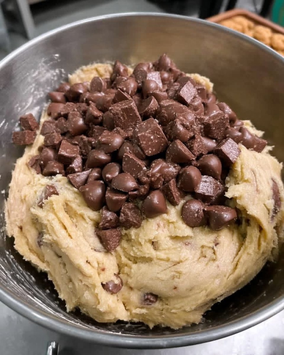 Freshly baked tahini cookies on a parchment lined aluminum sheet pan