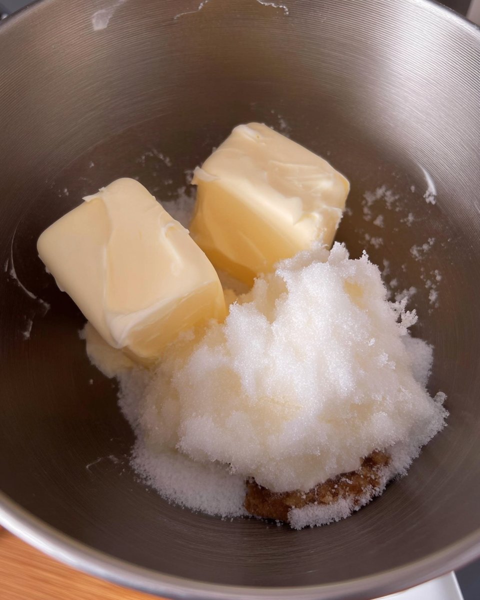 Ingredients for Biscoff cookies including brown butter and spices