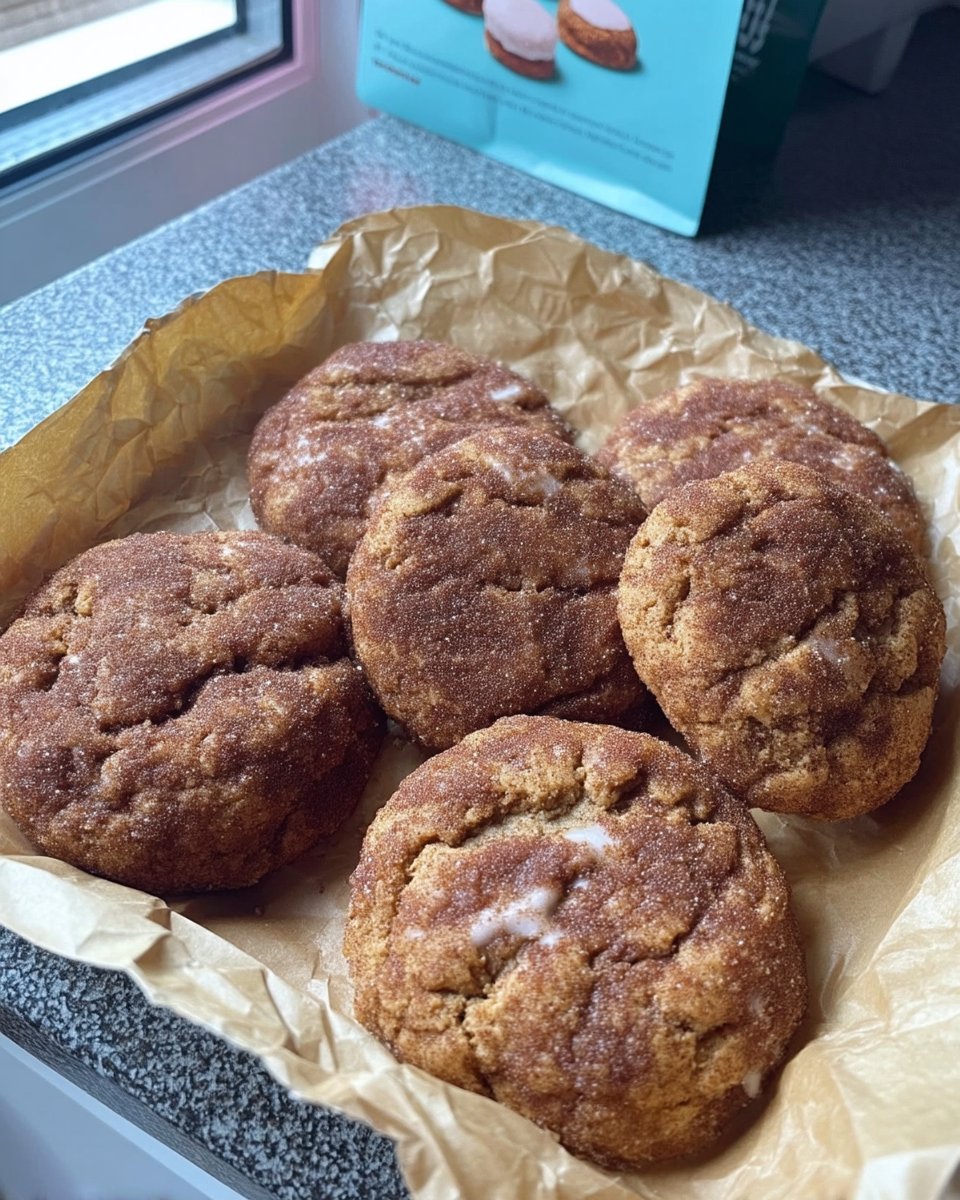Soft and chewy brown butter pumpkin cookies coated in cinnamon sugar