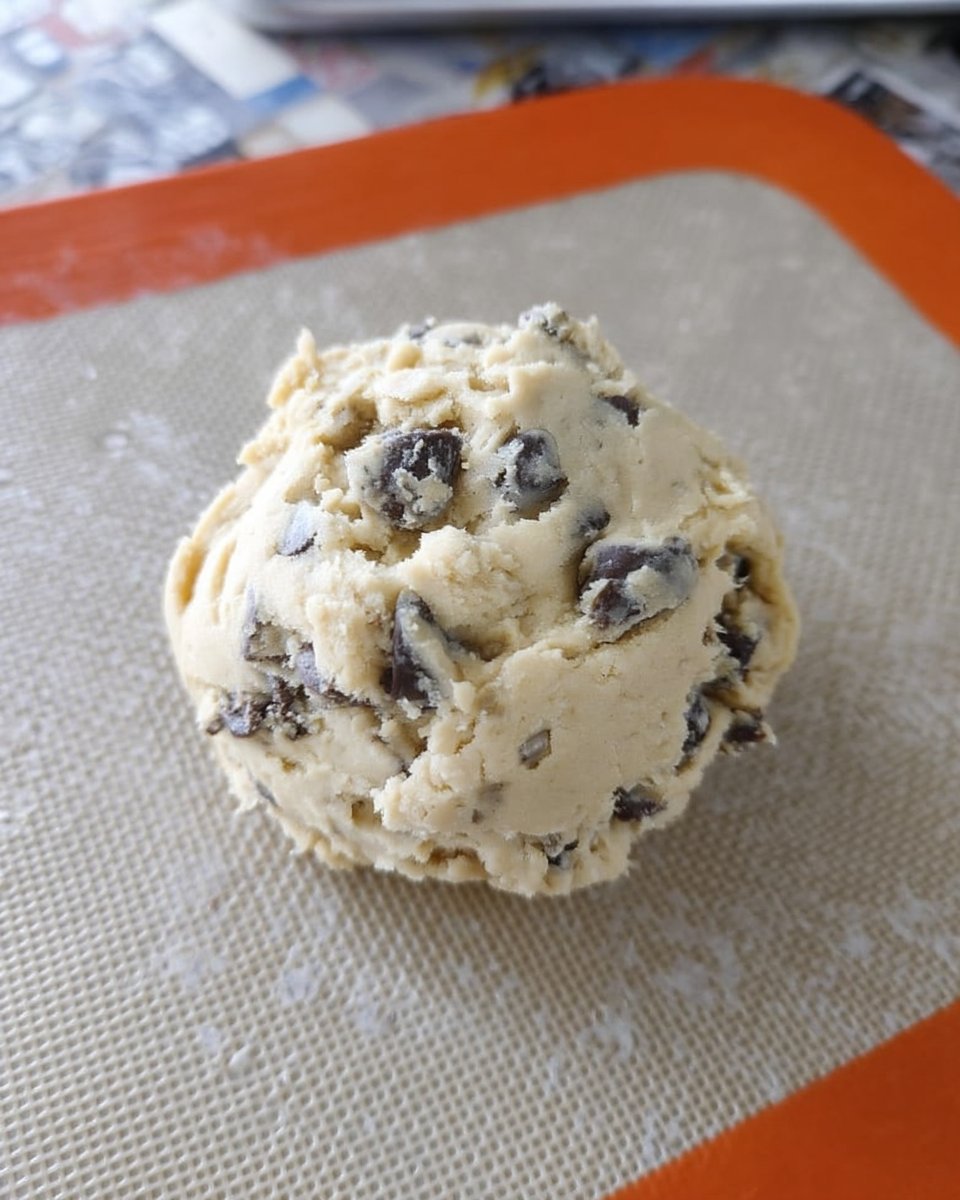 Ingredients for chocolate chip cookies including butter brown sugar and flour