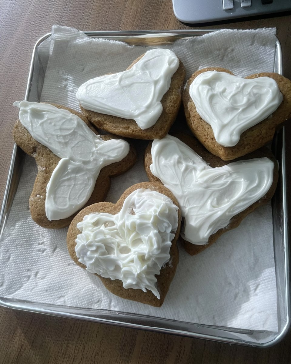 Frosted Swig sugar cookies served on a baking tray