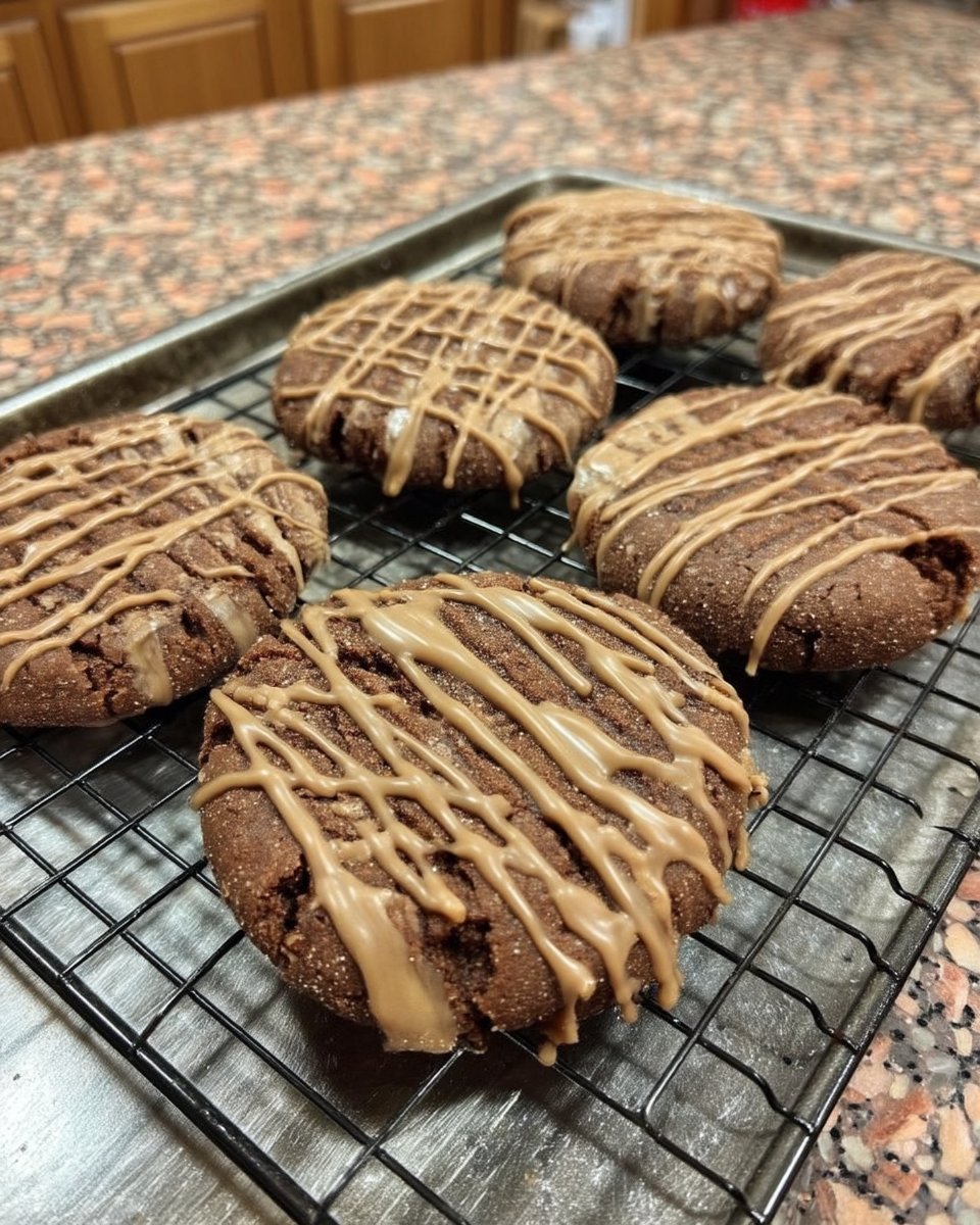 Gingersnap cookies served with a glass of cold milk