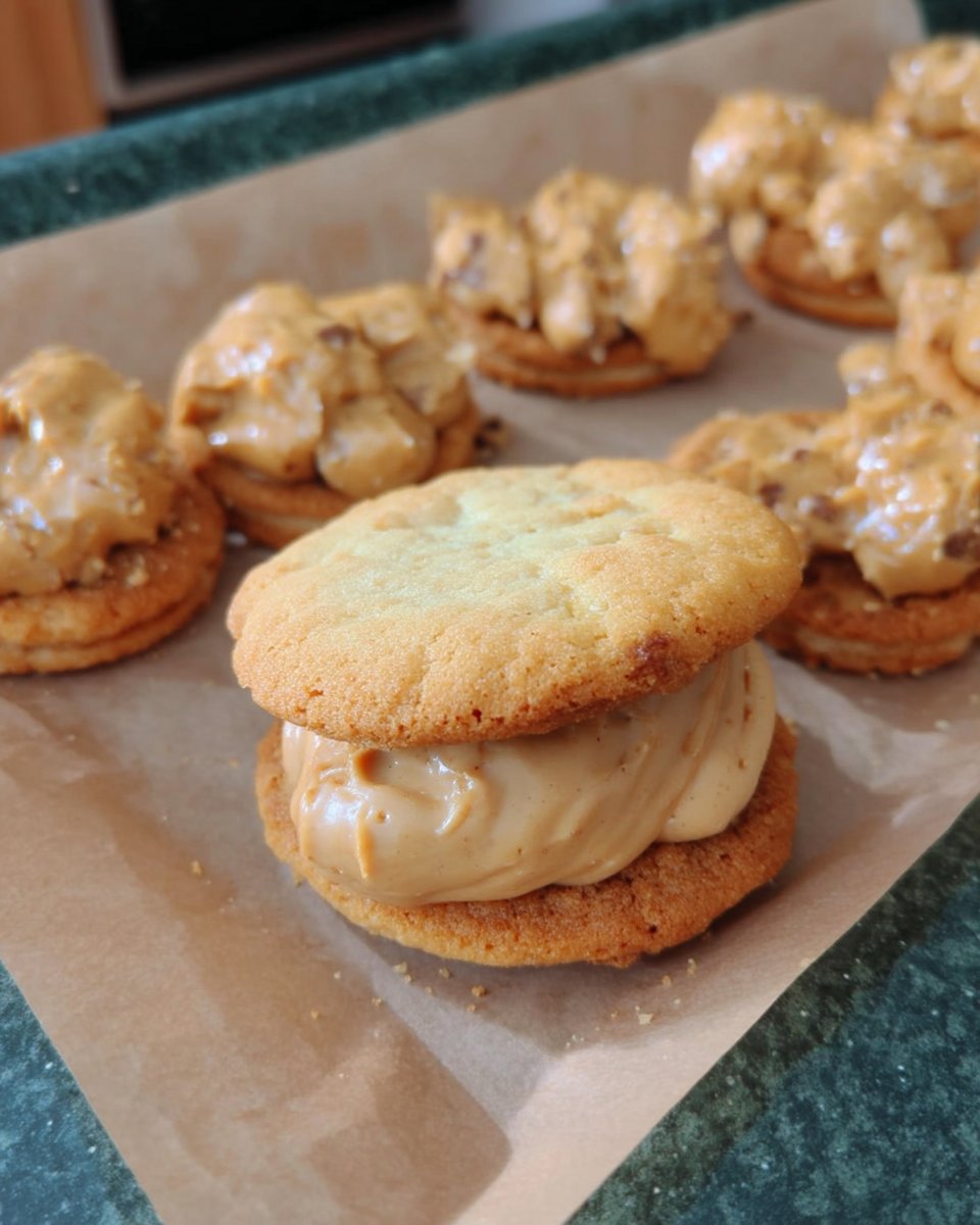 Homemade Girl Scout Do Si Dos 2 cookies on a cooling rack