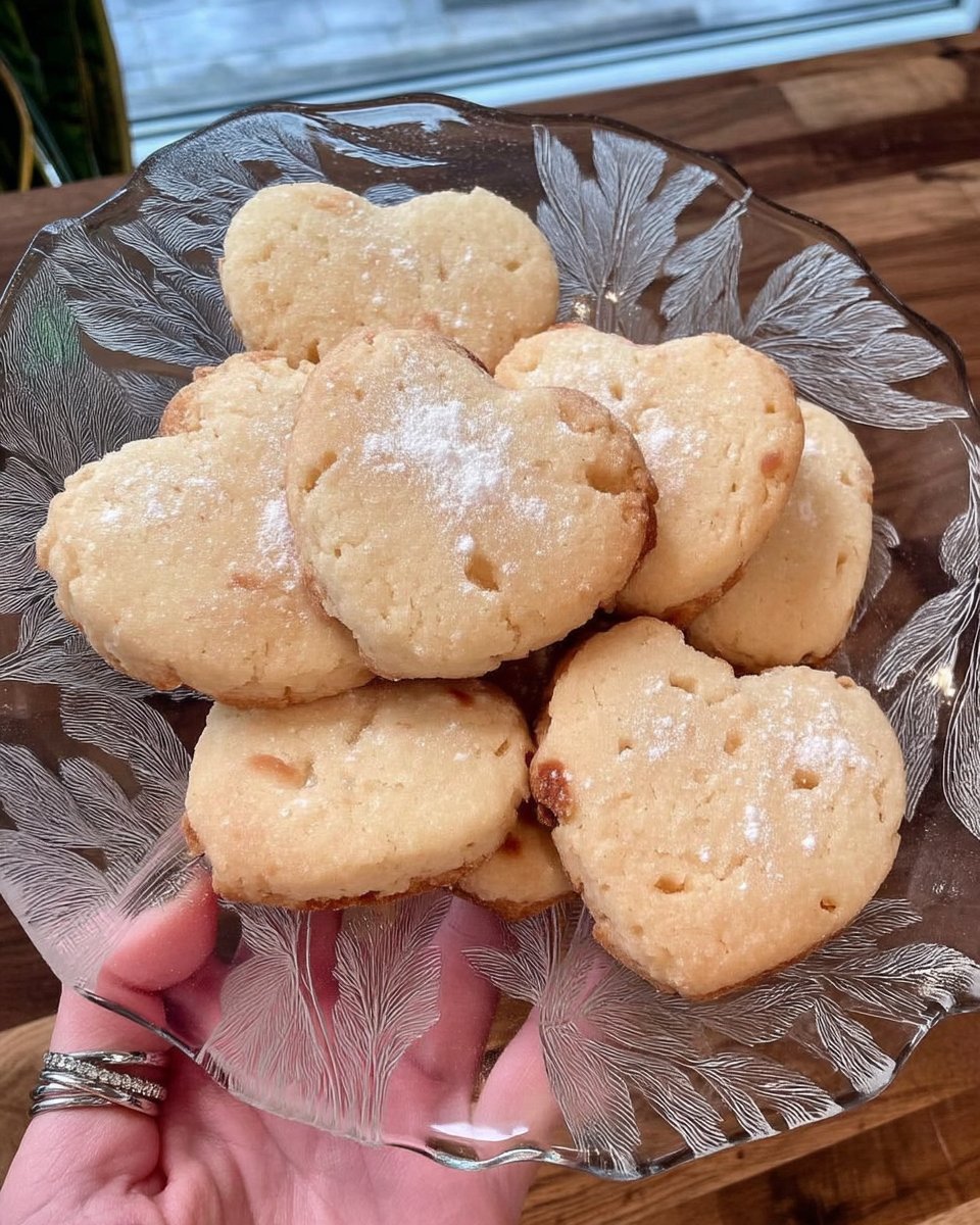 Keto shortbread cookies served with aromatic jasmine tea