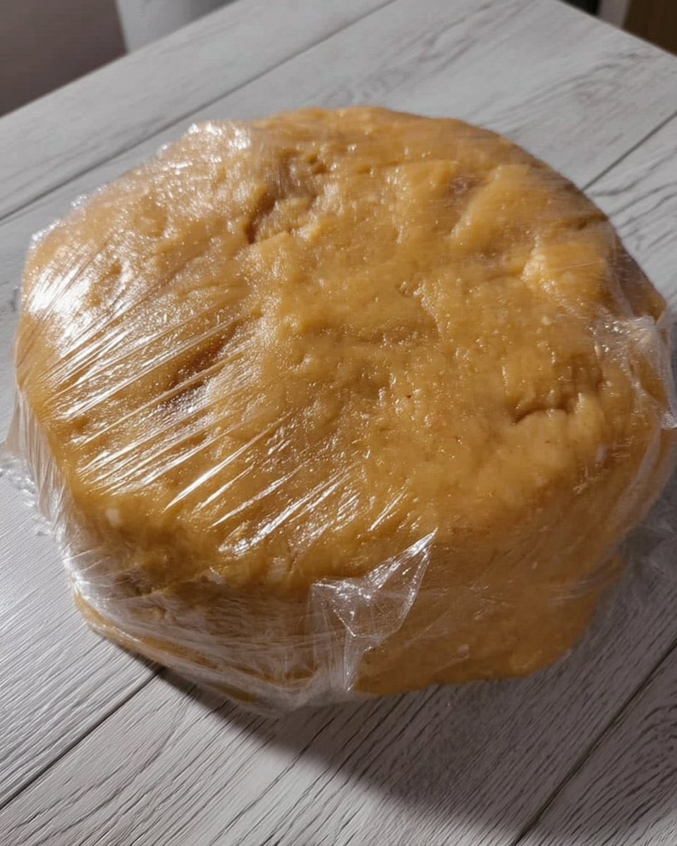 Ingredients for Kourabiedes including butter almonds and flour