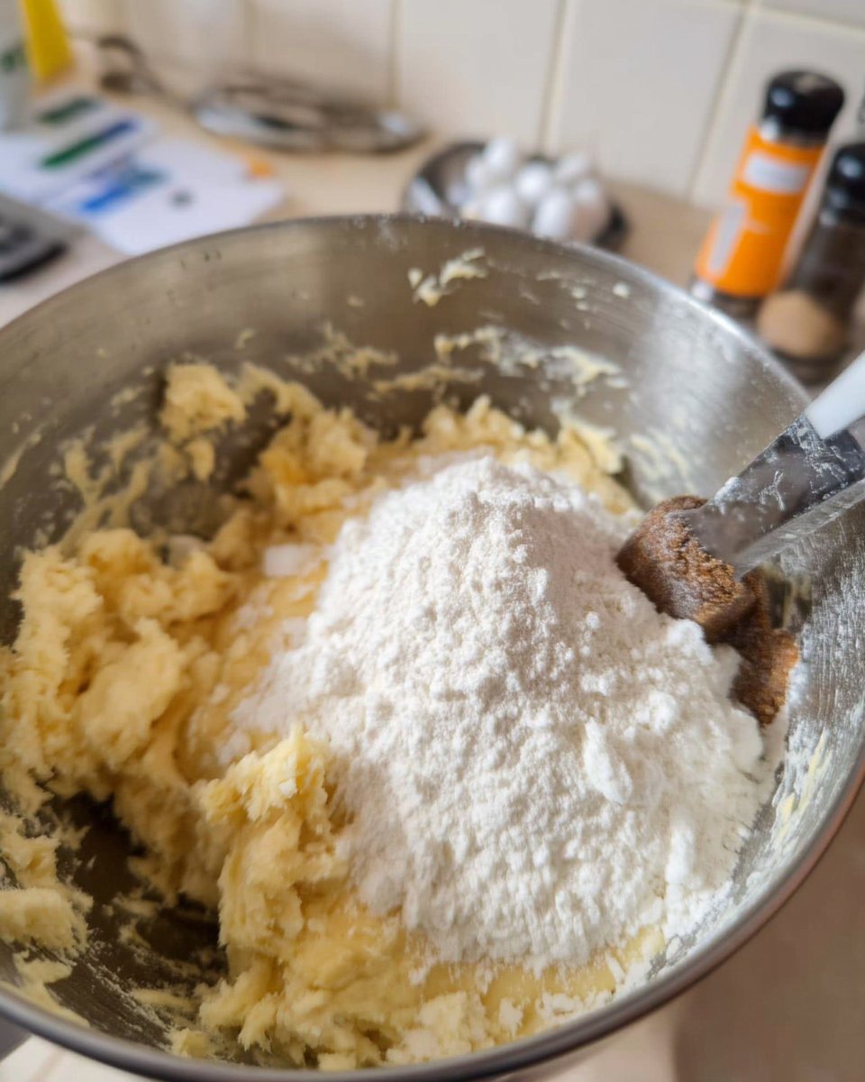 The interior texture of a soft lemon crinkle cookie broken in half