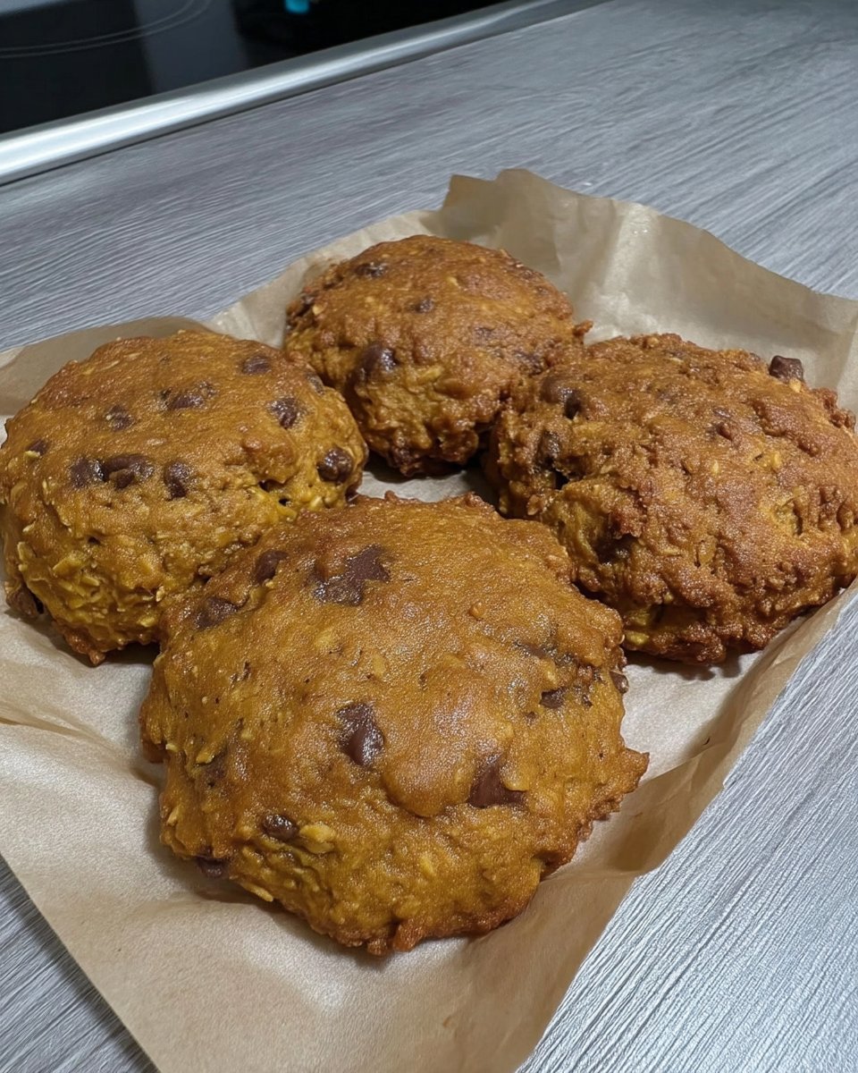Warm crumble cookie on a plate with a glass of cold milk