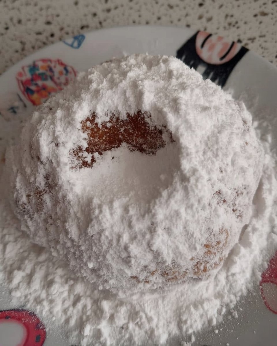 Close up of Kourabiedes texture showing toasted almonds inside