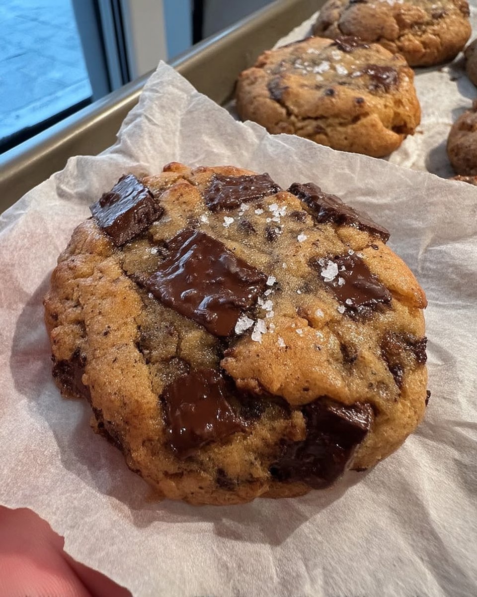 Toffee cookies served with a cup of chai tea