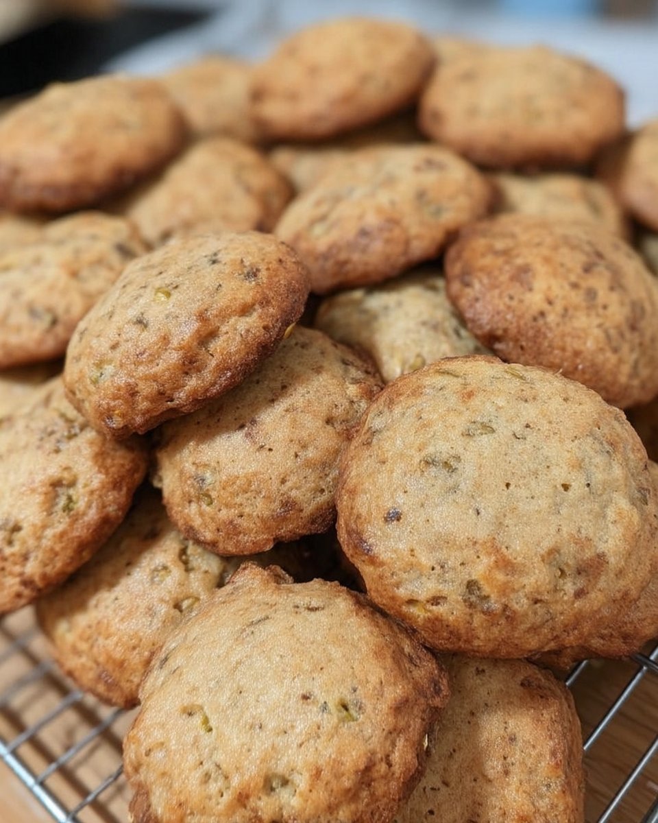 Cardamom pistachio cookies served with a cup of tea