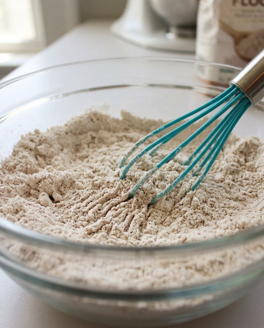 Hand pressing a well into a warm cookie with a spoon