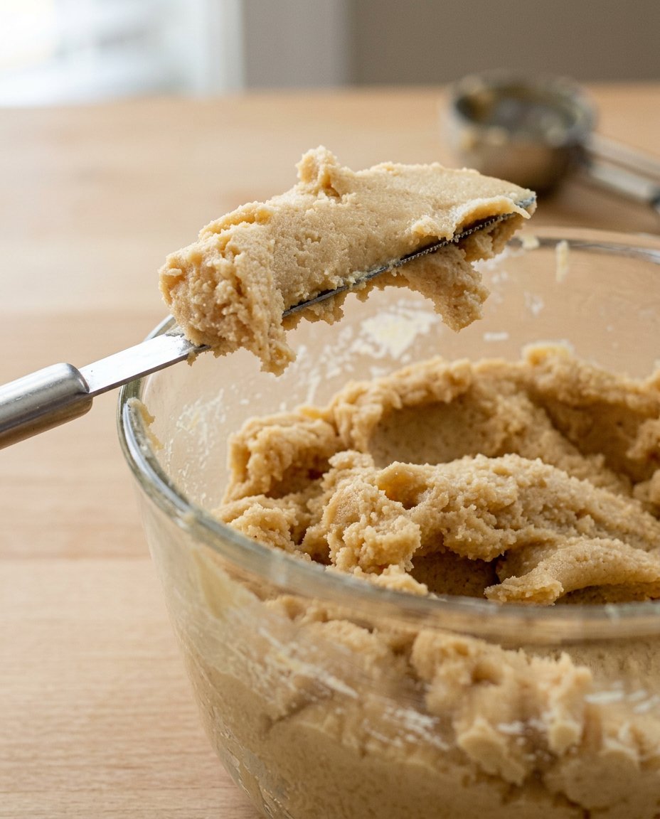 A food processor blending peanuts into a smooth paste.