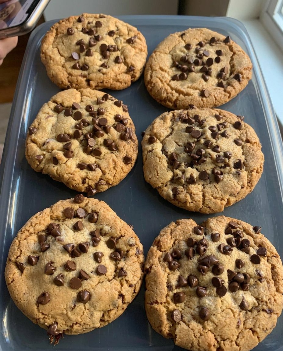 Freshly baked Nutella stuffed cookies cooling on a wire rack