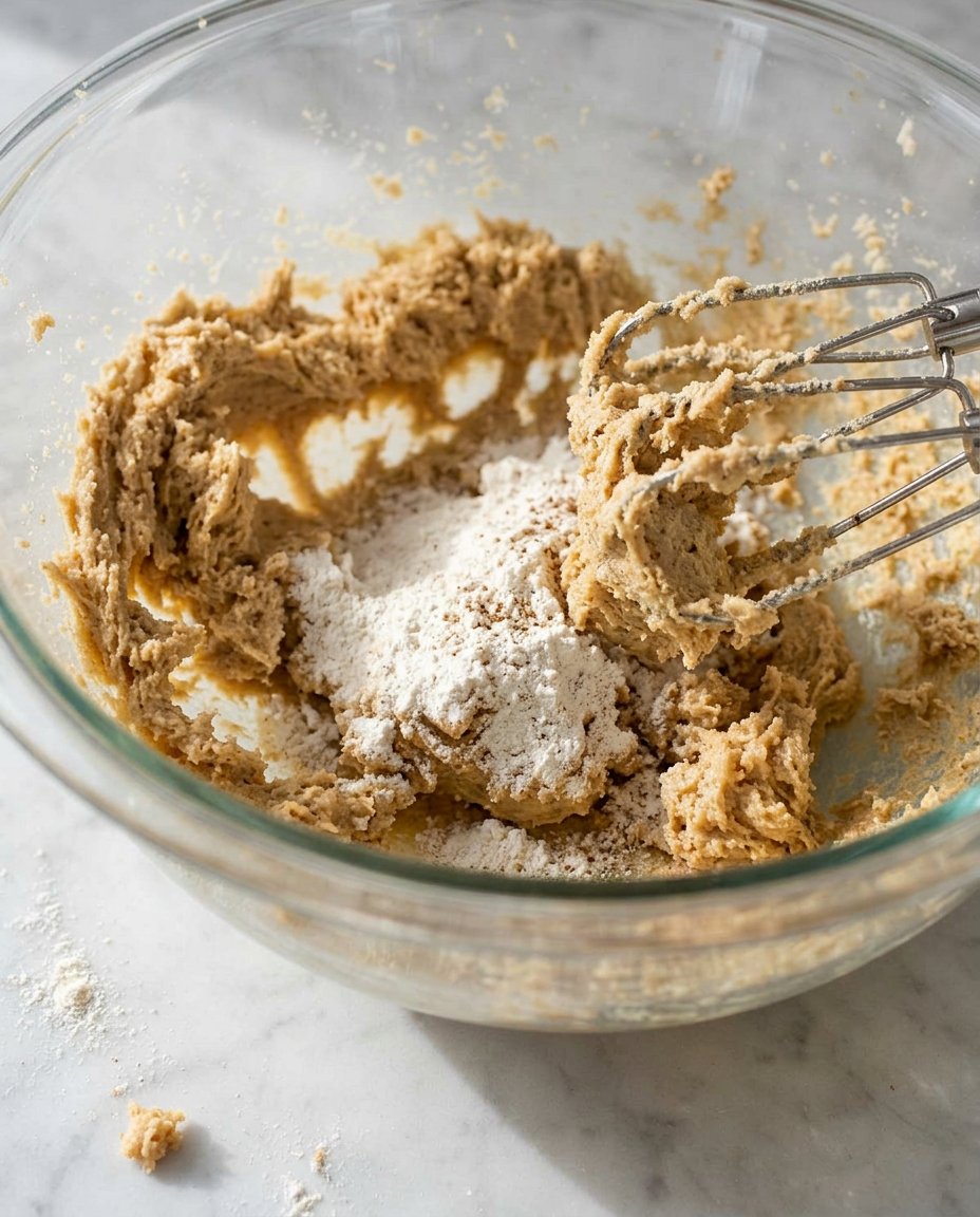 Ingredients for chai snickerdoodles including cardamom and cream of tartar.