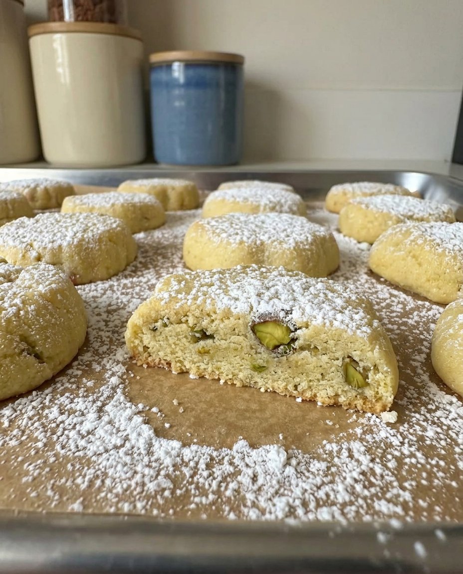 Scooped cookie dough balls being rolled in orange spiced sugar