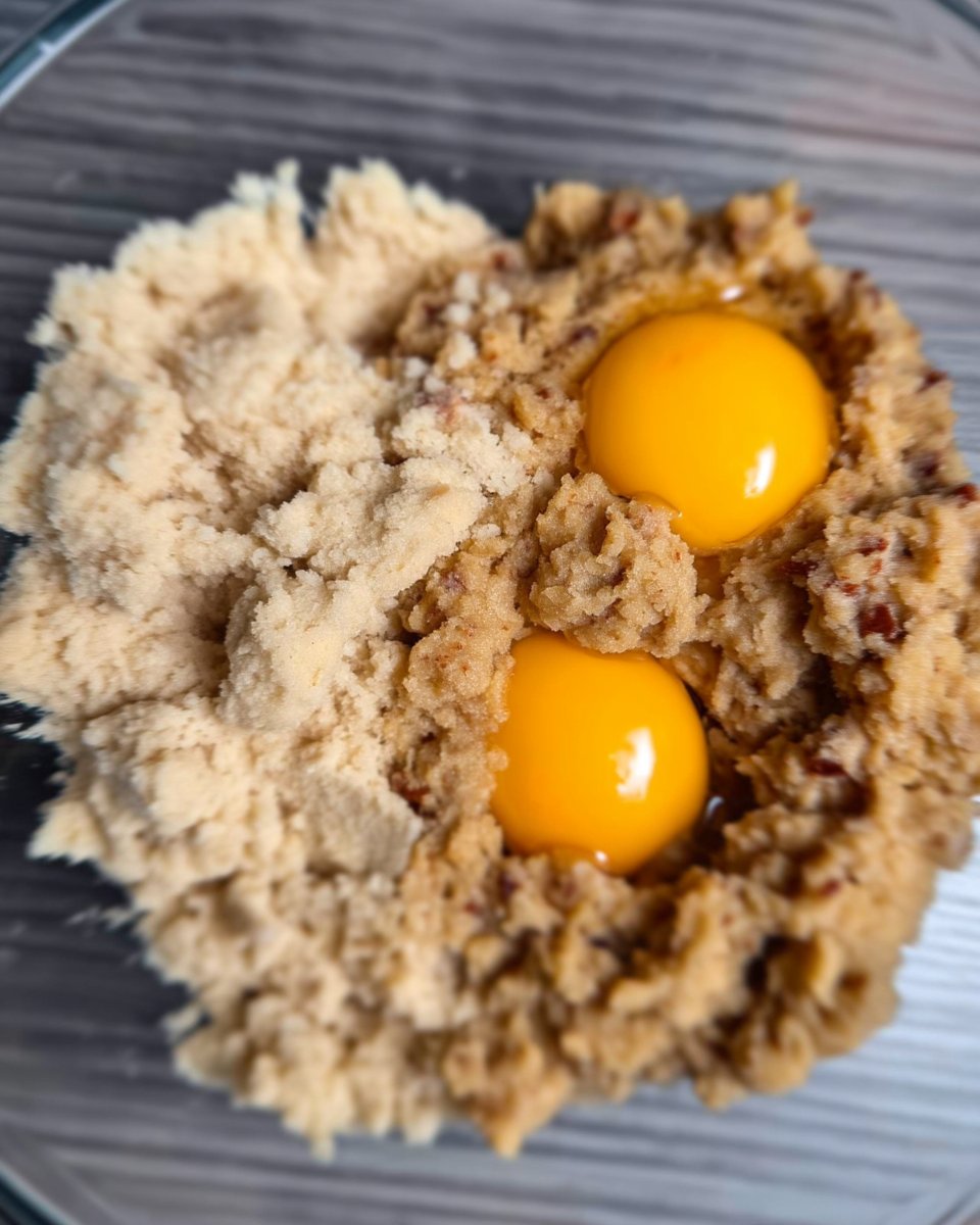 Ingredients for Amaretti Cookies including almond flour and egg whites