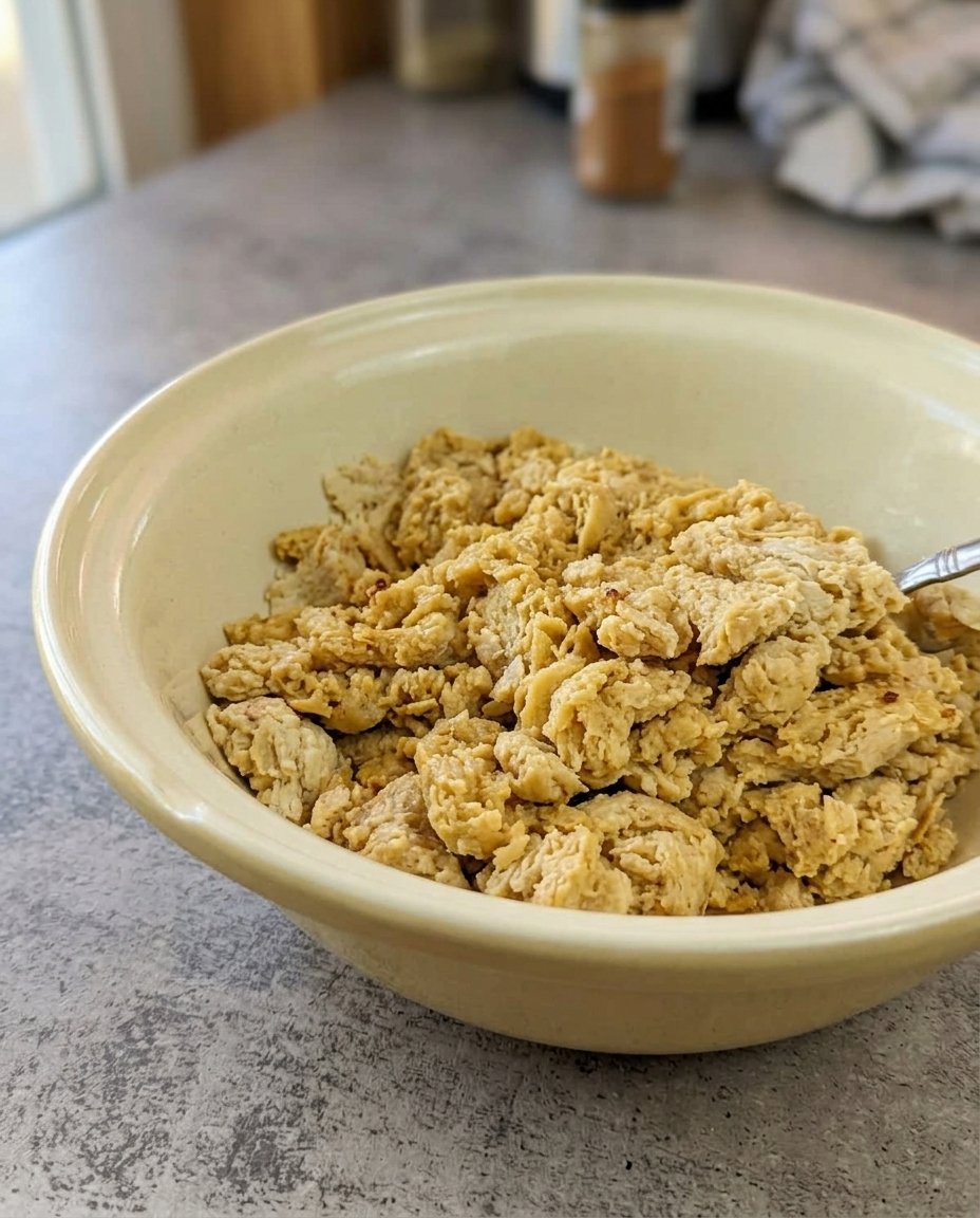 Close up of the sandy dough texture for sesame cookies