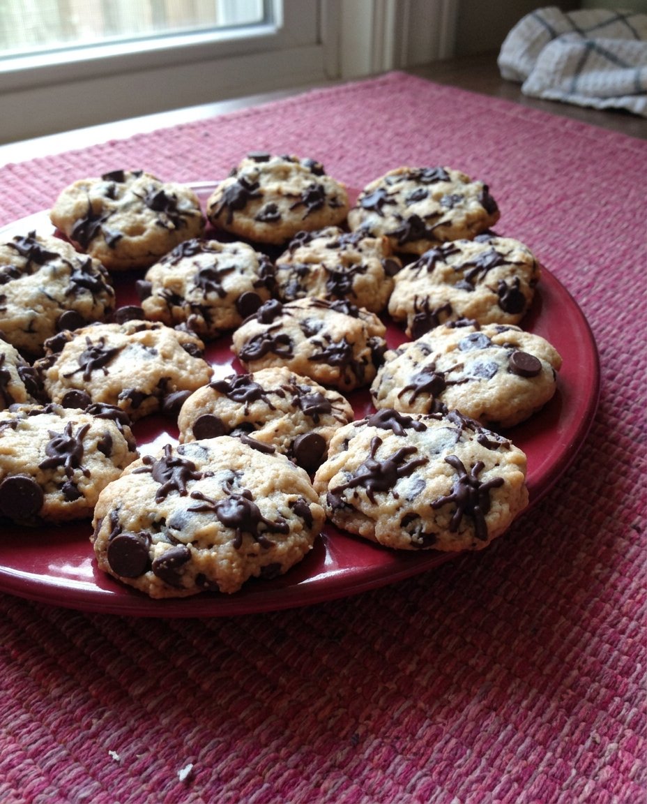 A wooden platter filled with Halloween spider cookies and a glass of milk.