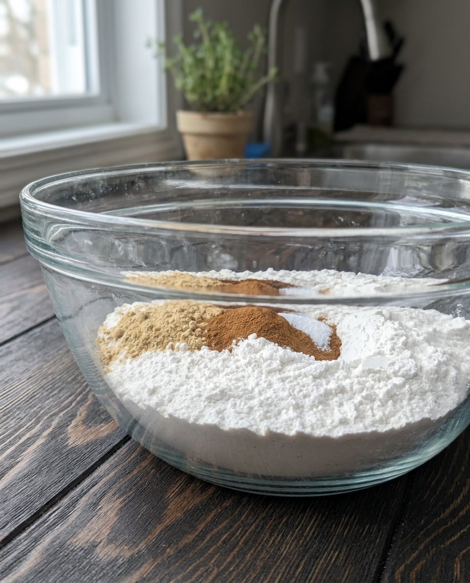 Ingredients for gluten free snickerdoodles including gluten free flour and cinnamon