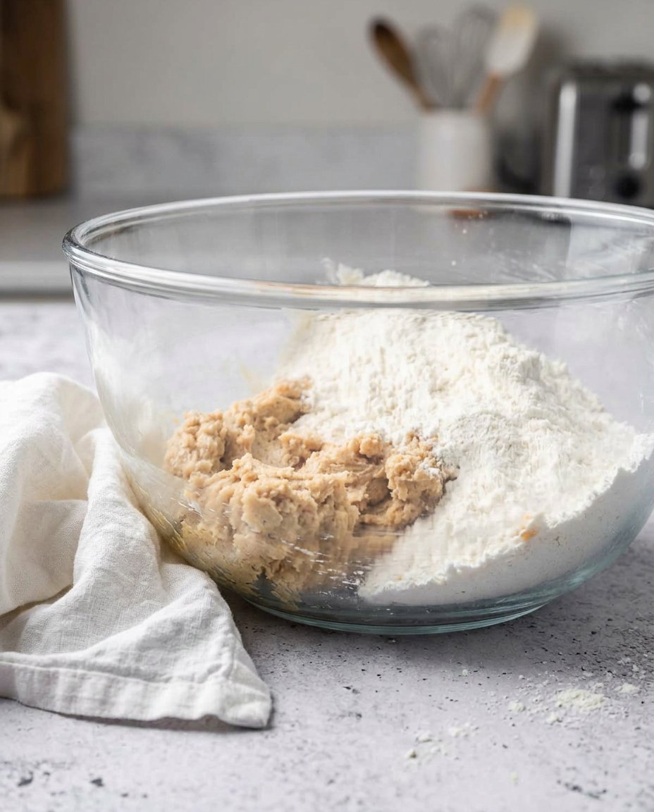 Ingredients for lofthouse copycat cookies including flour and sour cream