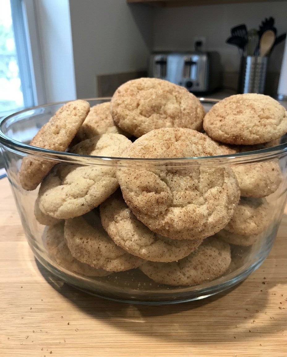 Soft maple snickerdoodles with cinnamon sugar coating on a cooling rack
