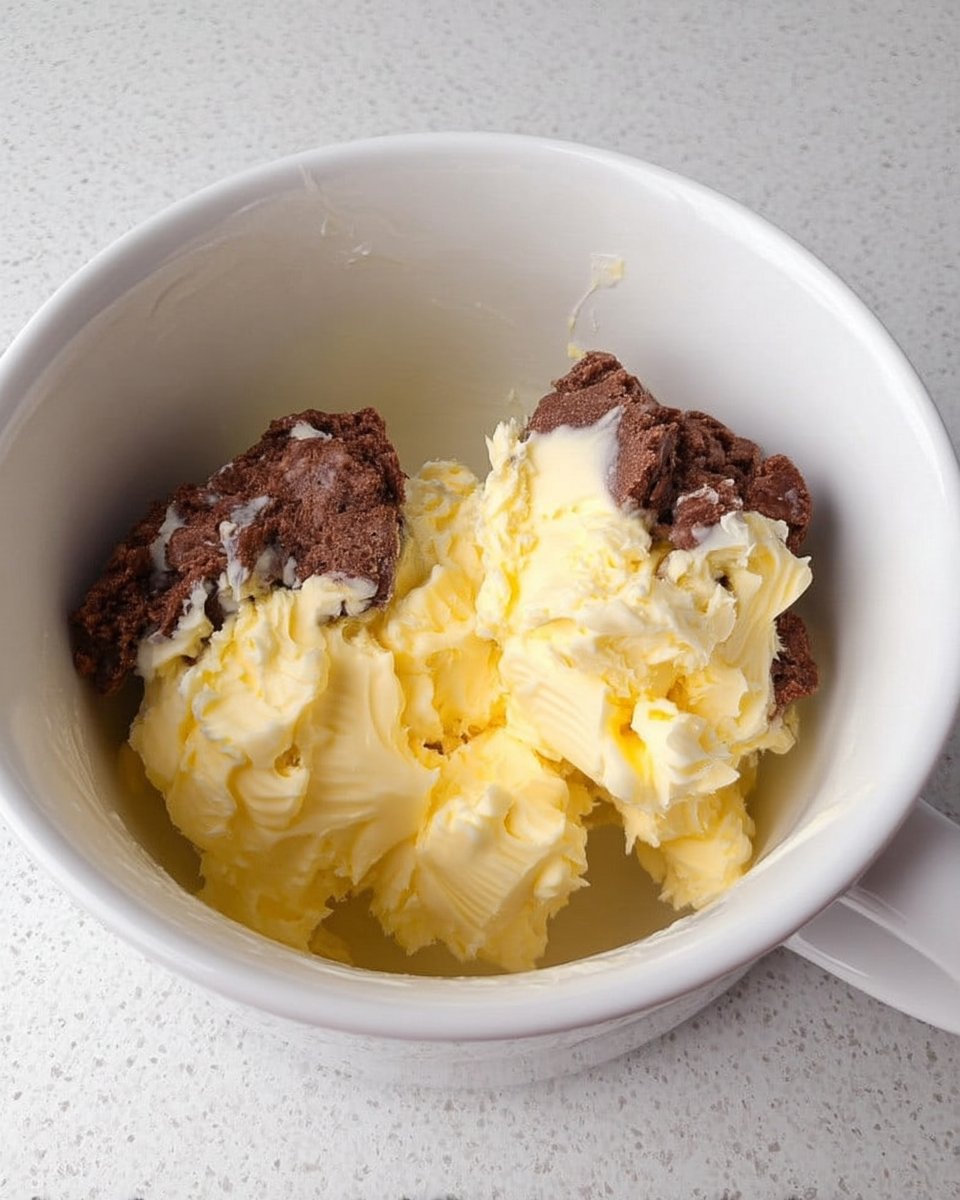 Pantry ingredients for no bake cookies including cocoa, oats, and peanut butter