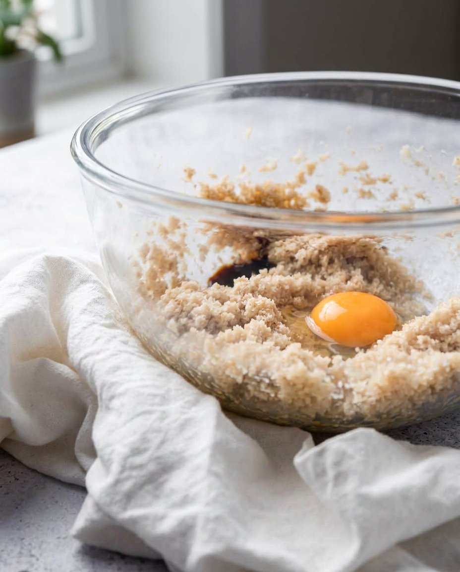 Ingredients for pfeffernusse including honey, white pepper, and lebkuchengewuerz
