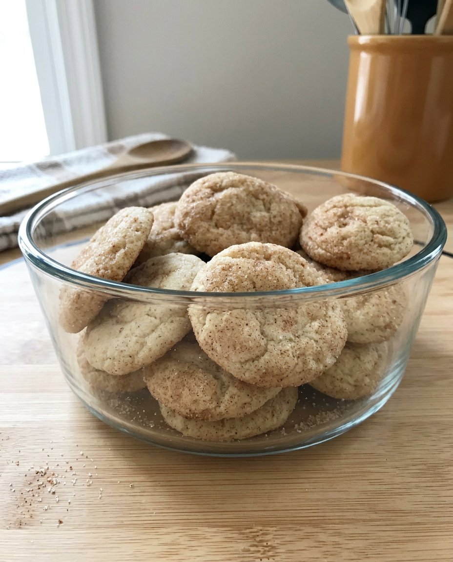 Maple snickerdoodles served with a glass of milk