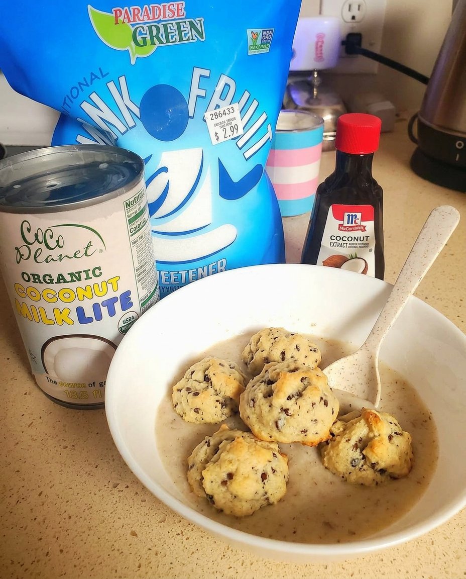 Keto cookies and cream mixture being pressed into silicon cupcake molds