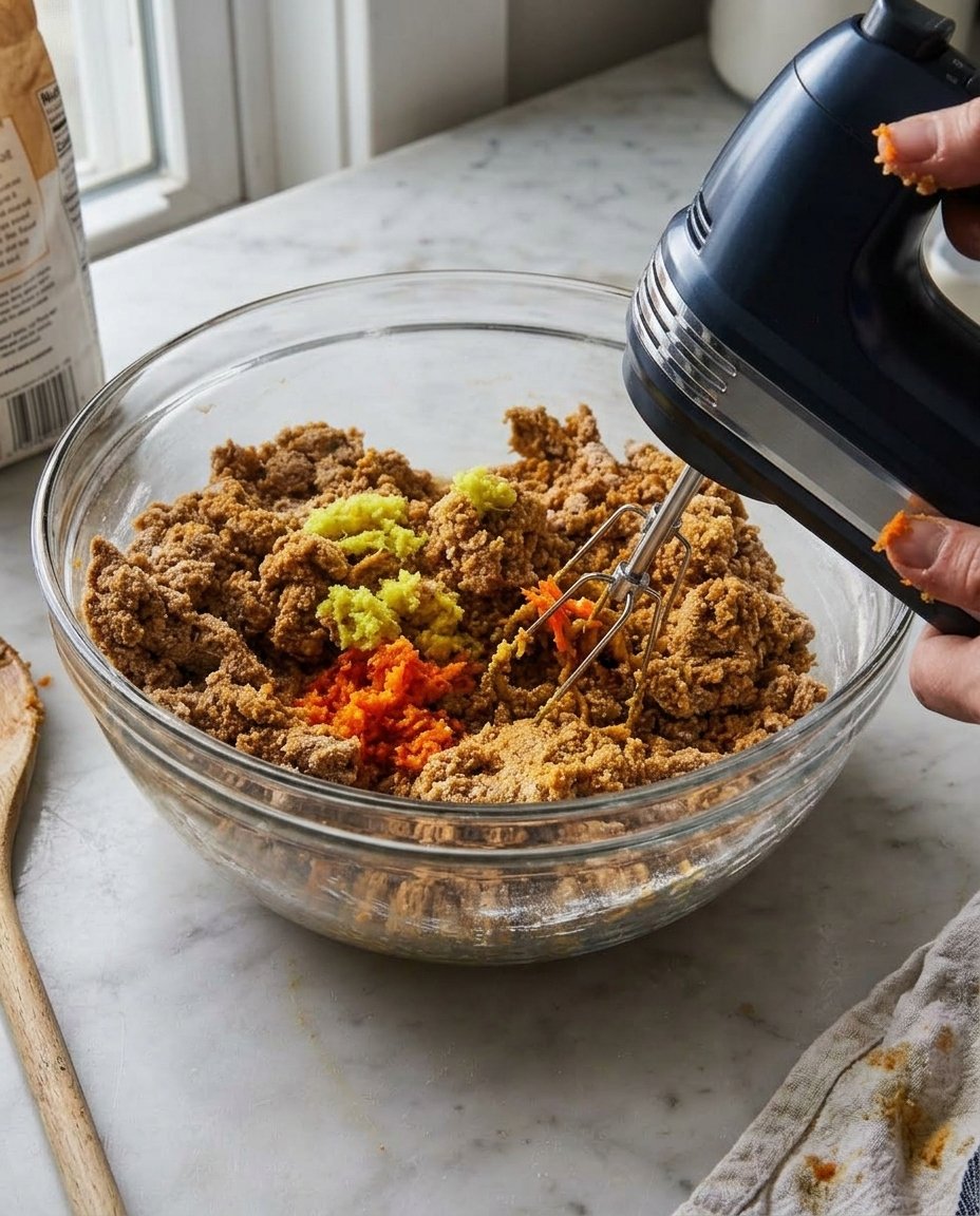 Bowls of walnuts currants and whole wheat flour for cookies