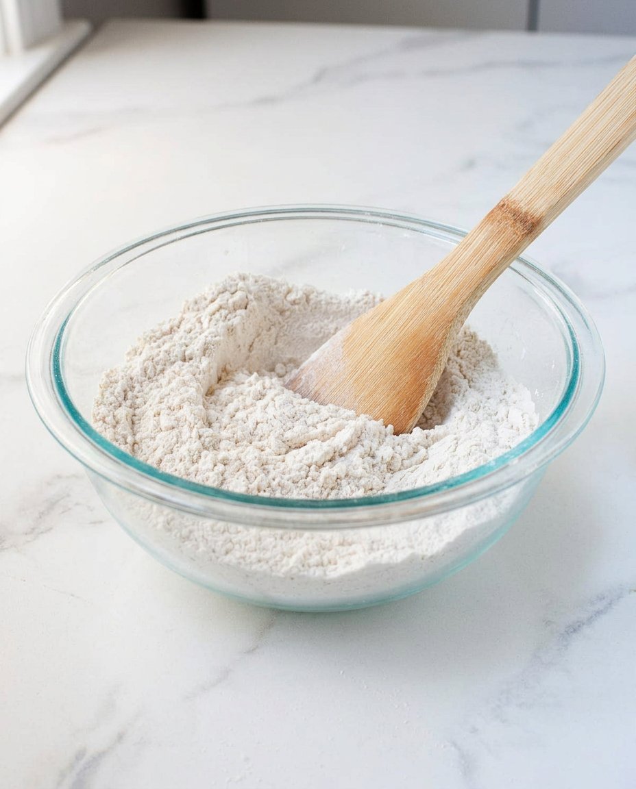 Ingredients including pumpkin puree, brown butter, and chocolate chips on a wooden table