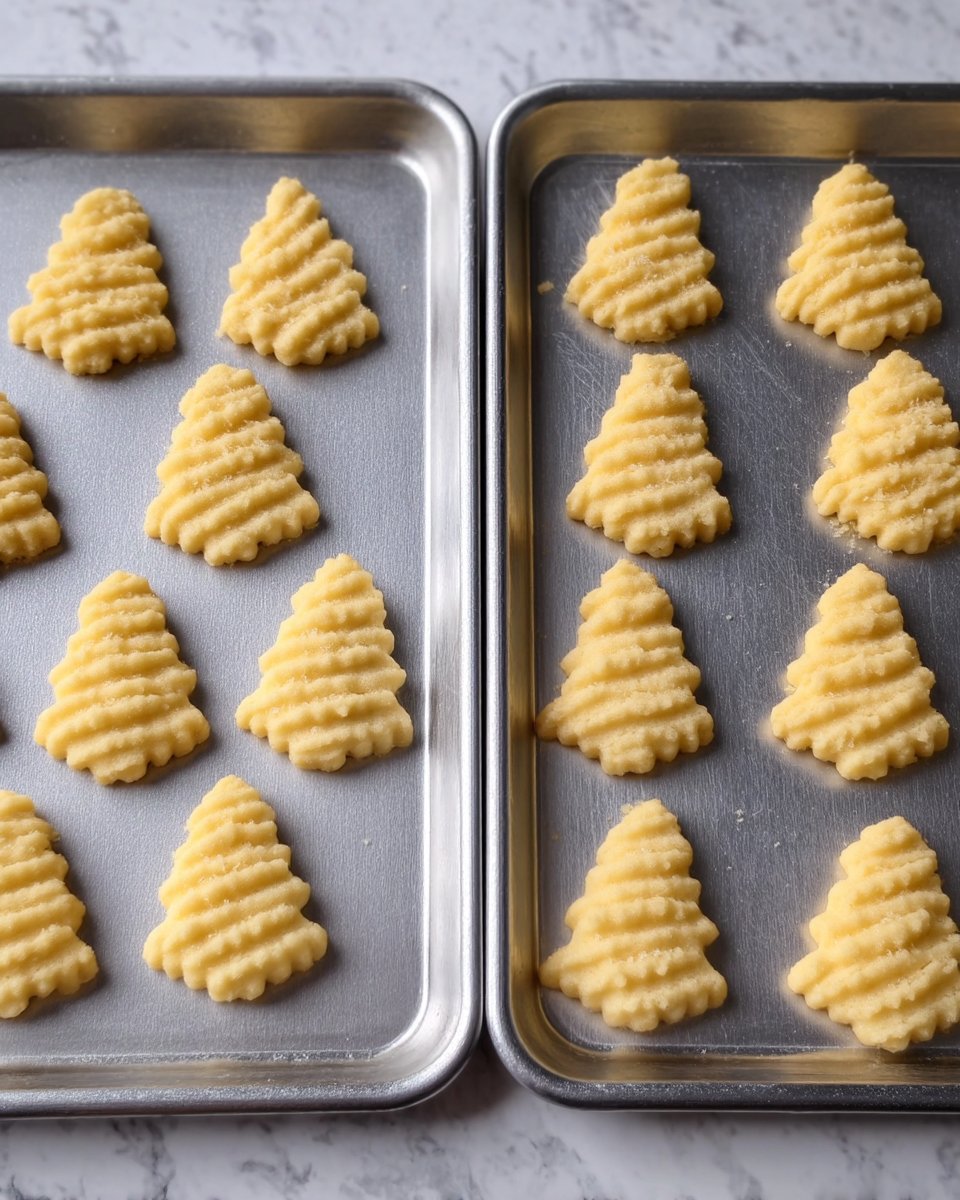 Using a cookie press for spritz cookies christmas