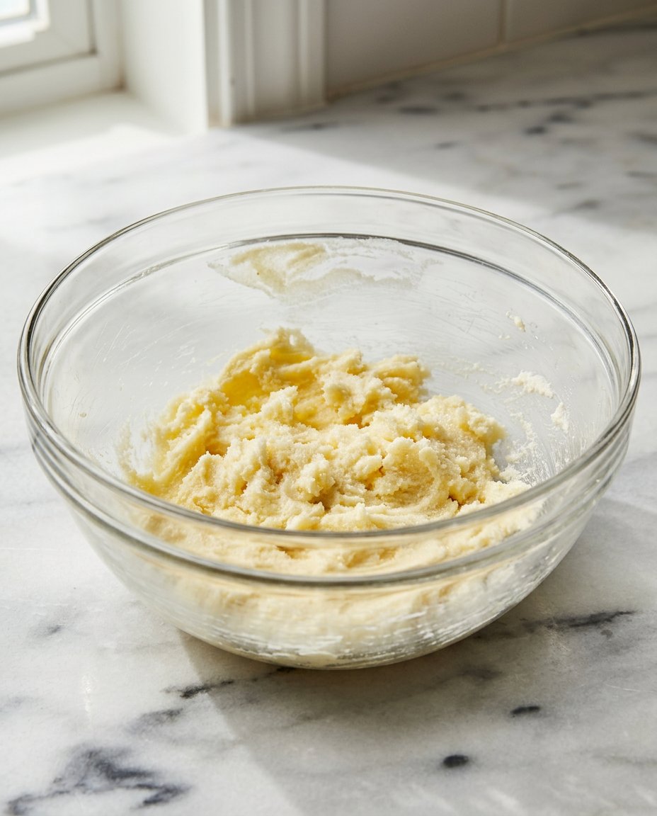 Ingredients for sugar cookies including butter sugar flour and extracts