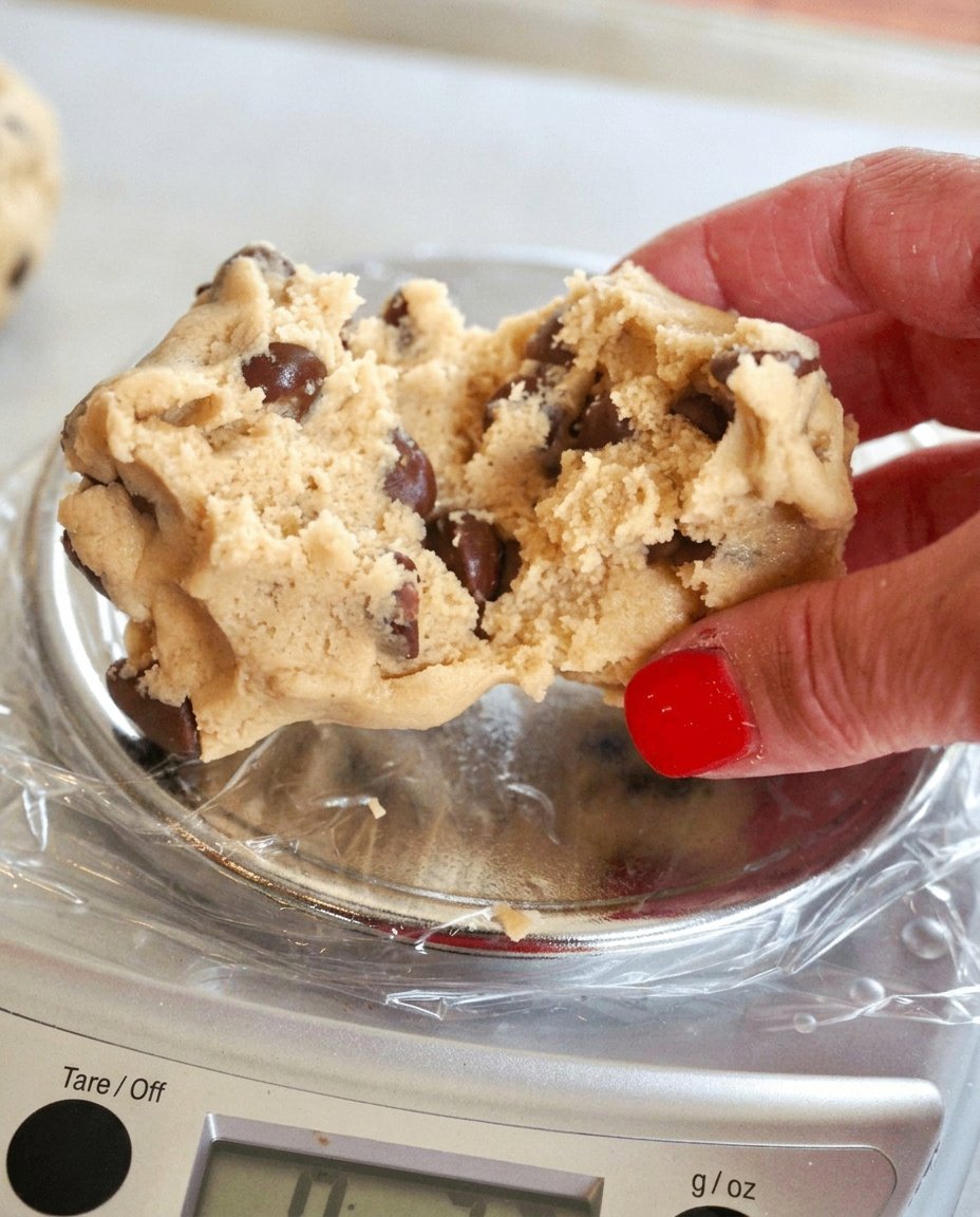 A bowl of cookie dough being mixed to show the correct creamed texture