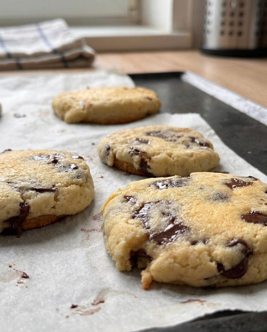 Ultimate peanut butter crumble cookies with a soft center and sugar crust